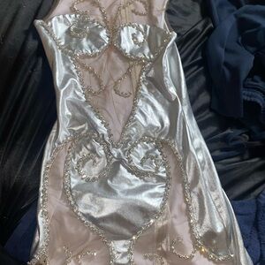 Elegant Silver Dress